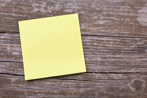 Yellow note Stock Photos