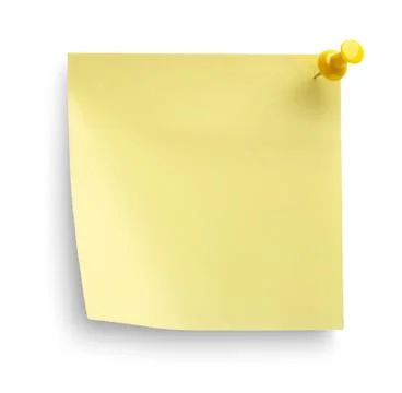 Yellow notebook isolated Foto stock