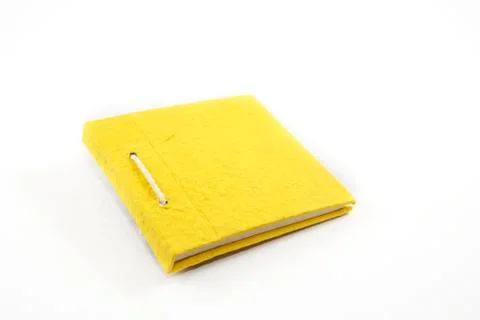 Yellow notebook 스톡 사진