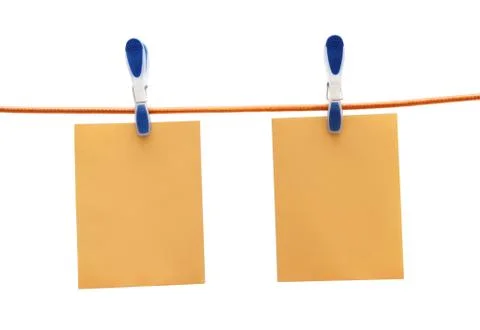 Yellow notes Foto stock