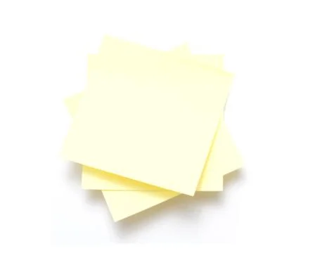 Yellow notes Stock Photos