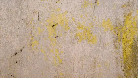 Yellow old wall stop motion animation industrial background Stock Footage 300363683