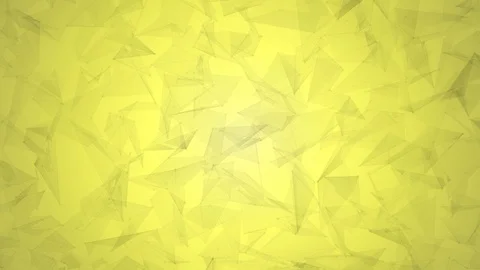 Yellow olive low polygonal background video 4K in popular modern stylish 3D Stock Footage 86136645