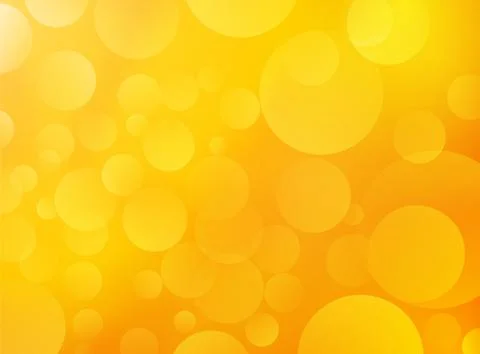 Yellow orange background with bokeh Illustrazione stock