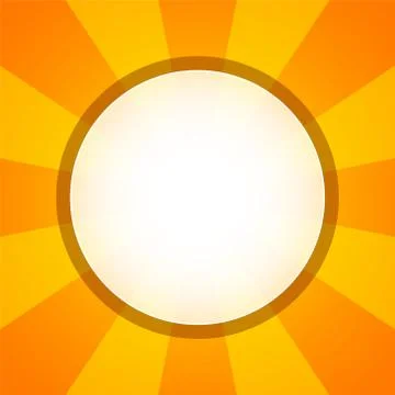 Yellow orange circular background with white hole in the middle Stock-Illustration