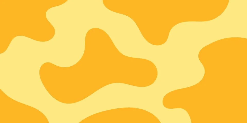Yellow orange gradient with blob shape for background Ilustración de archivo