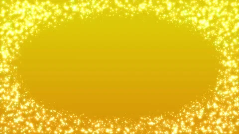 Yellow Orange Gradient Glitter Frame Background with Center Text Space. 스톡 동영상 340186595