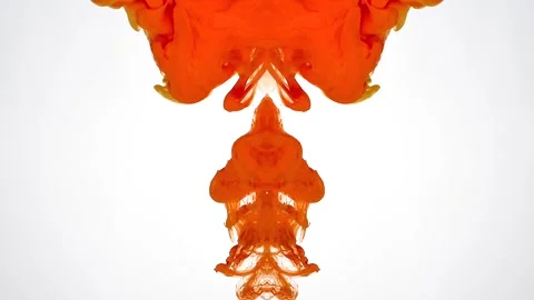 A yellow-orange mystical explosion on a white background Stock-Footage 317796510