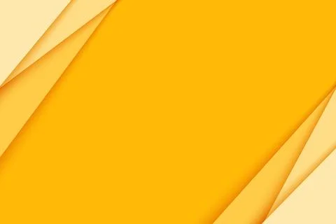 Yellow orange paper cut layer with copy space Stock Illustration