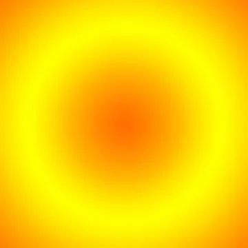 Yellow Orange Radial Gradient Background Stock Illustration