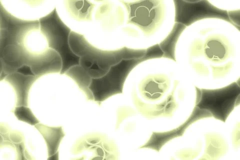Yellow organic lambent shining pattern digital graphic background Stock Illustration