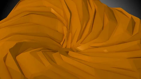 Yellow Organic Shapes Loop Stock Footage 67230632