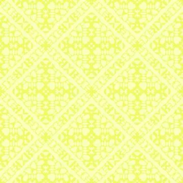 Yellow Ornamental Seamless Line Pattern Stock Illustration