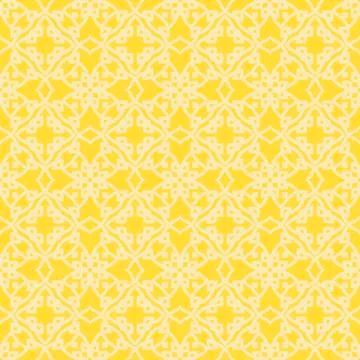 Yellow Ornamental Seamless Line Pattern Illustrazione stock