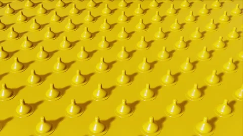 Yellow pacifier rubber loop 動画素材 265249377