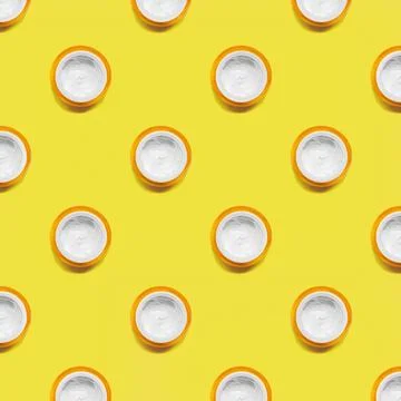 Yellow package pattern Stock Photos