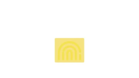A yellow padlock featuring a fingerprint icon, symbolizing biometric securi.. Stock Footage 333461999