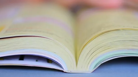 Yellow pages Stock Footage 60399915