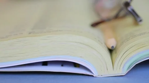 Yellow pages Stock Footage 60406834