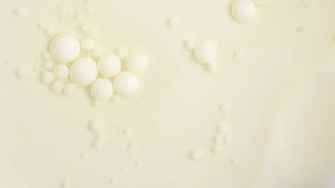 Yellow paint and bubble in motion, abstract background, 4K Stock Footage 278148621