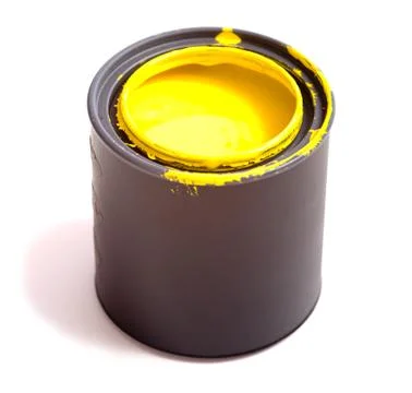 Yellow paint Stock Photos