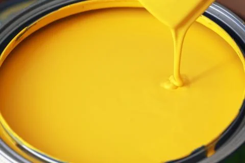 Yellow paint Stock Photos