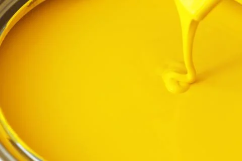 Yellow paint Stock Photos