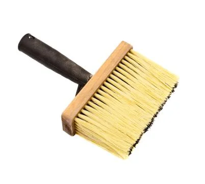 Yellow paintbrush Foto stock