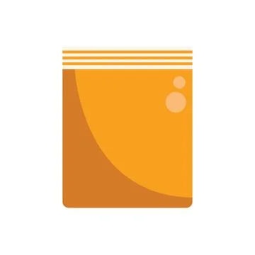 Yellow paper envelope with bubbles representing airmail Stock Illustration