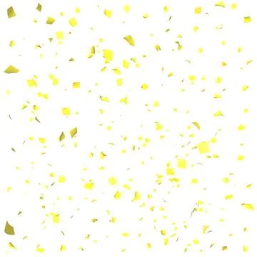 Yellow paper in flight Stock Illustration