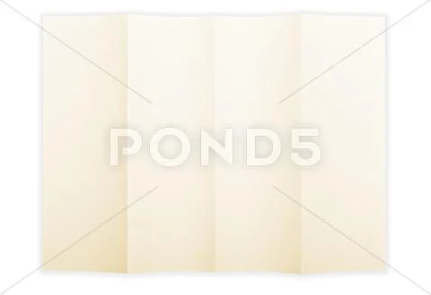 Yellow paper folded Stock Photos