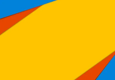 Yellow paper layer abstract background. Paper cut layered with space for text Stock Illustration