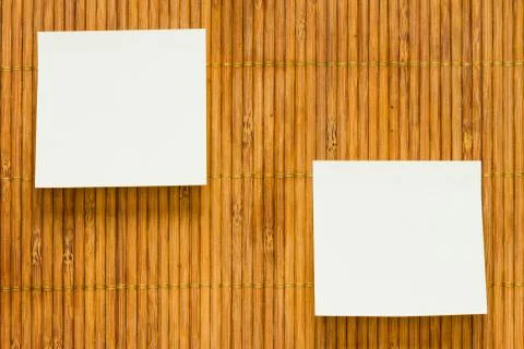Yellow paper note Stock Photos