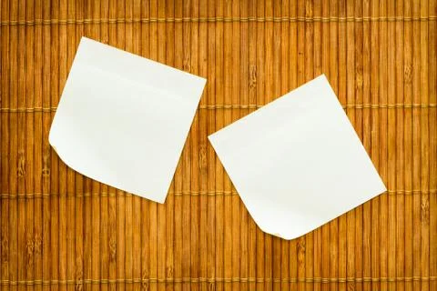 Yellow paper note Stock Photos