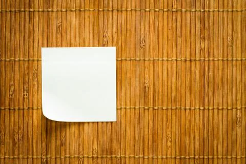 Yellow paper note Stock Photos