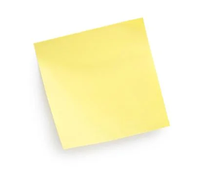 Yellow paper Stock Photos