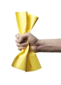 Yellow paper Stock Photos