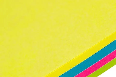 Yellow Paper Sheet Stock Photos