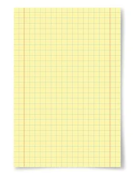 Yellow paper sheet Stock Photos