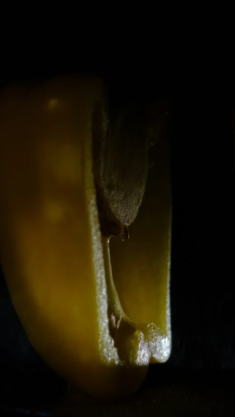 Yellow paprika pepper Stock Footage 170862097