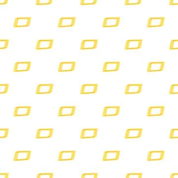 Yellow parallelograms creating seamless geometric pattern background Illustrazione stock