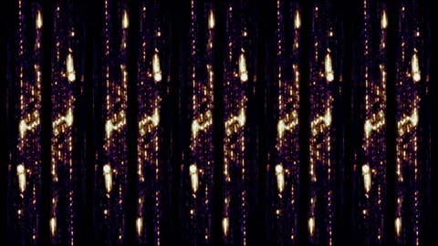 Yellow Particles Background Video Stock Footage 145746199