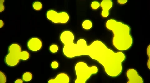 Yellow particles on black backround Stock Footage 55283951