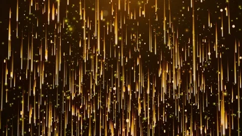 Yellow Particles Falling Motion Background Loop Stock-Footage 170977413