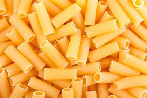 Yellow pasta Stock Photos