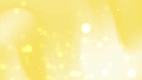 Yellow pastel background with bokeh light overlay Vidéo 334365243
