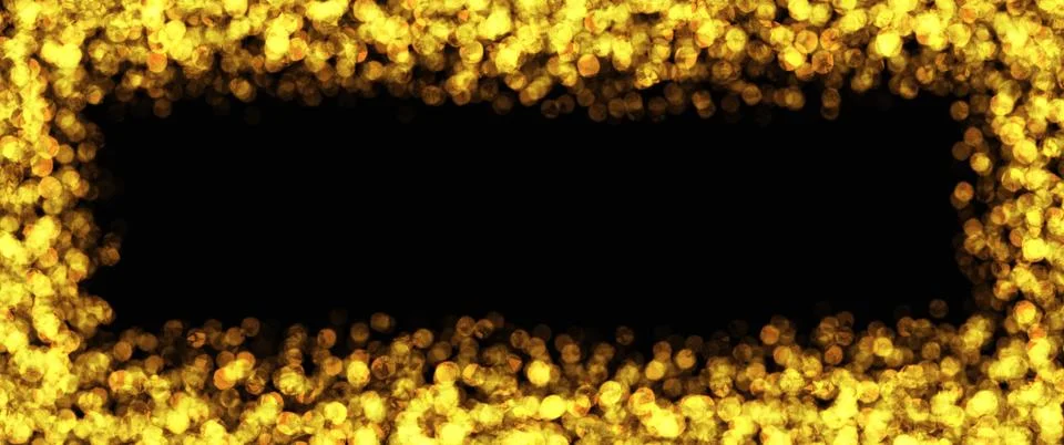 Yellow pattern on black background イラスト素材