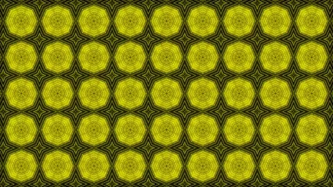 Yellow Pattern gothic design animation motion graphics Stock Footage 155261803