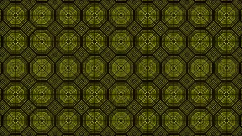 Yellow Pattern gothic design animation motion graphics Stock Footage 155261818