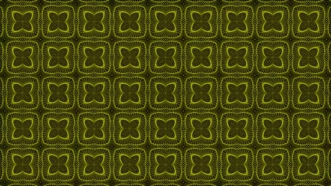 Yellow Pattern gothic design animation motion graphics Stock Footage 155261823